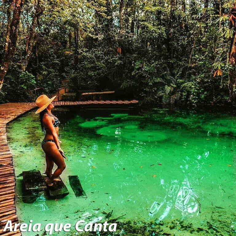 Espaco Alvorada ,Agendamento Das Atividades, Cafe Da Manha ,Banheira E Piscina No Centro 브로타스 외부 사진